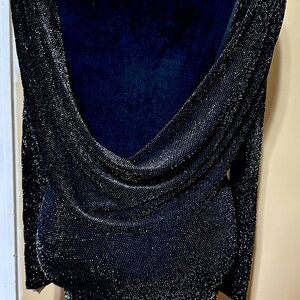 Backless shimmer formal or party dress